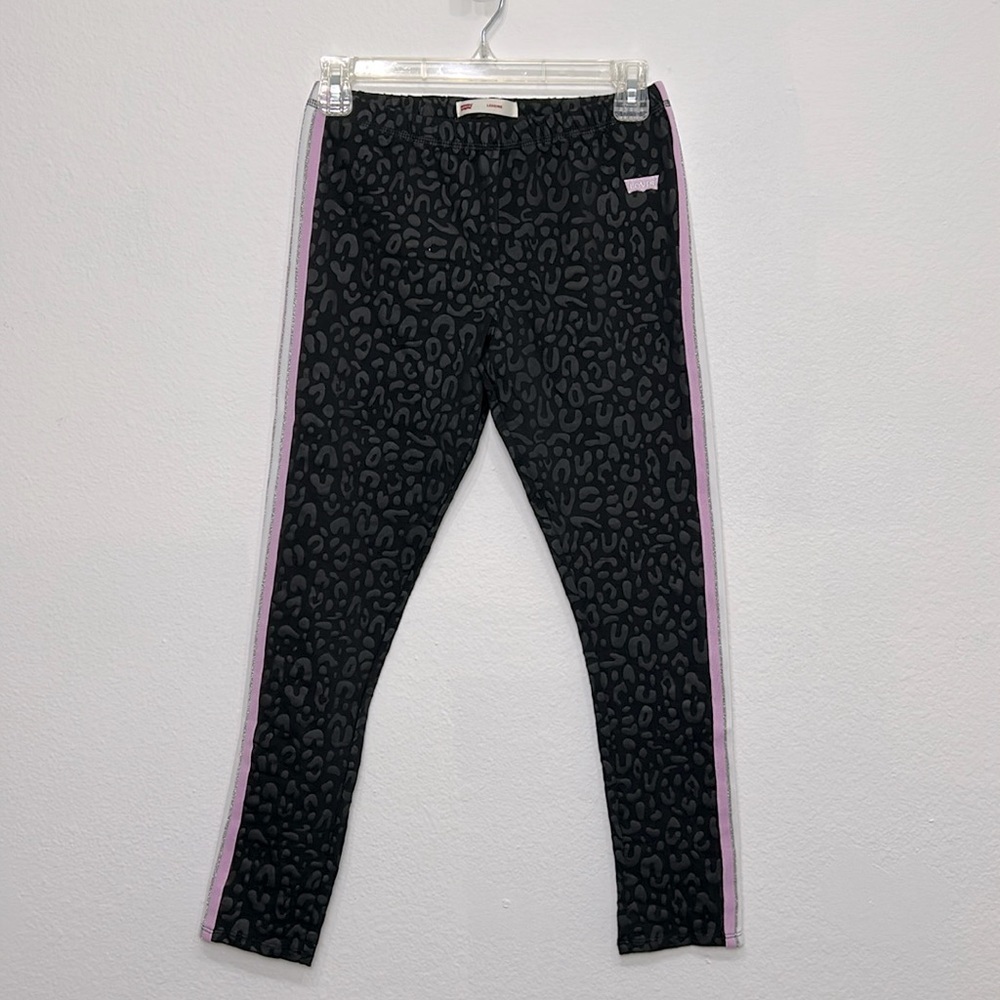 Levi's Black and Gray Leggings Comfortable Stylish Bottoms